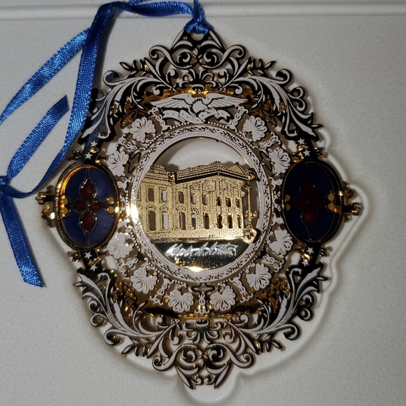 5 for $20 | NIB 2006 Tiffany Glass In The White House Christmas Ornament - Picture 7 of 10